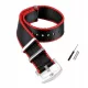  LANGER NATO-GURT 22 MM SCHWARZ ROT + TELESOPS + WERKZEUG - PREMIUM