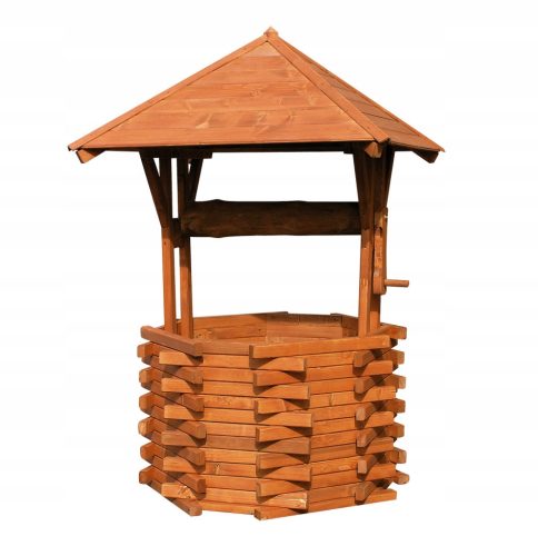  Gartenbrunnen aus Holzmöbeln