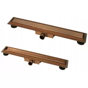 Balneo DUPLEX NEXT COPPER linearer Abfluss 100 cm