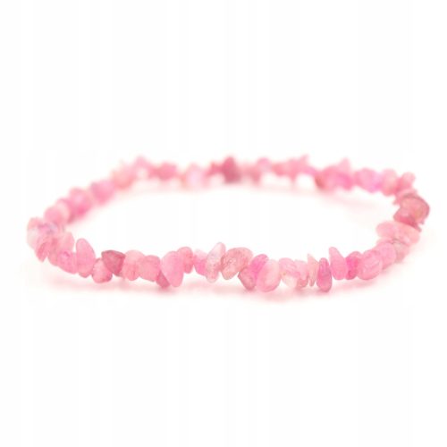  RUBELIT-Armband rosa Turmalinstein - Chip