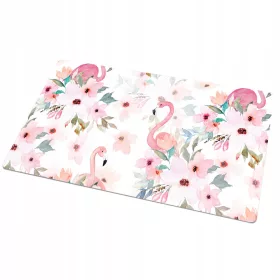  Eine dekorative Tischmatte mit Flamingos für den Raum