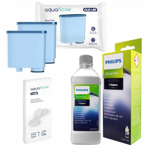  2× Wasserfilter für AquaFlow AF04 Kaffeemaschine, blau + 2 weitere Produkte