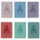  6X thematisches Notizbuch-Set A5 60 ACADEMY 90G