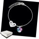  Silber Damenarmband Herz GRAVUR 925