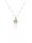  Silver Dot M Halskette mit Mondstein