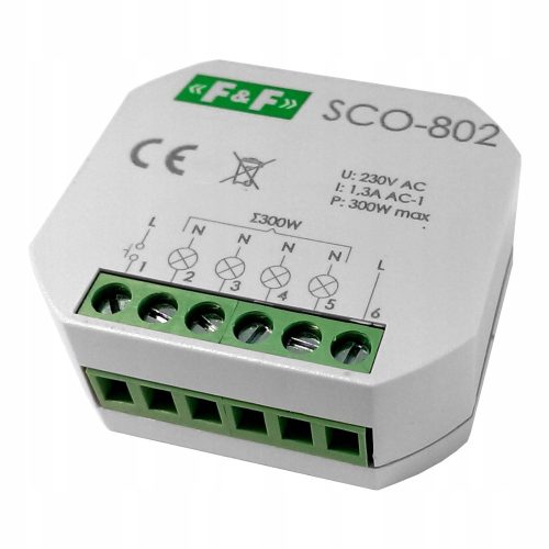  F&F Zeitstromdimmer weiß SCO-802