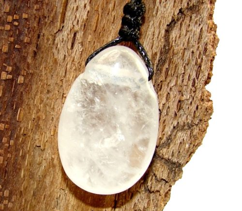  BERGKRISTALL Herrenhalskette GESUNDHEIT Talisman