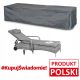 Abdeckung für Gartenmöbel - Gartenabdeckung für Liegestuhl 200 x 75 x 45 cm, grau