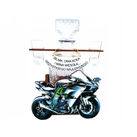  ALKOHOLBETRIEBENES MOTOR-Geschenk für einen Motorradfahrer
