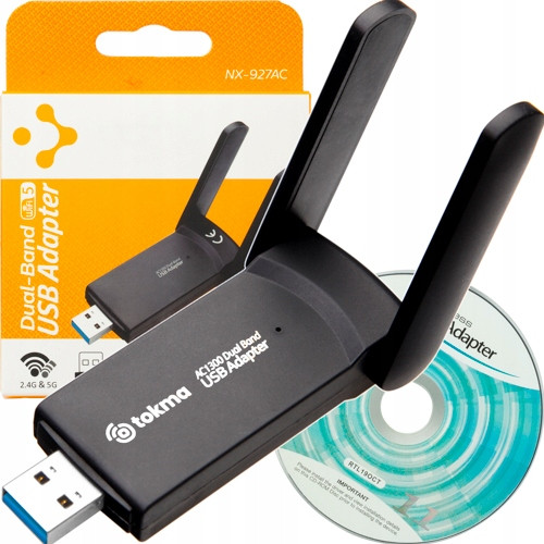  AC1300 ADAPTER WLAN-NETZWERKKARTE WLAN AUF USB MIT ANTENNEN 1300 Mbit/s 5 GHz