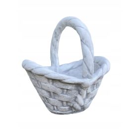  Betonkorb, Gartenblumentopf, Betonfigur