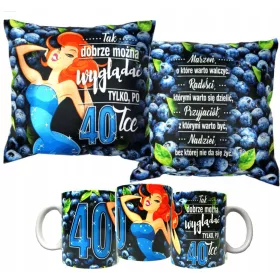  Kissen und Tasse für verschiedene Geburtstagsanlässe