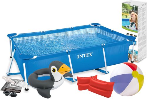 Intex rechteckiger Rahmenpool 300 x 200 cm