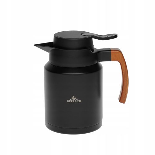 Thermoskanne Für Suppen Gerlach NATUR Getränkethermoskanne, 1,2 l, schwarz