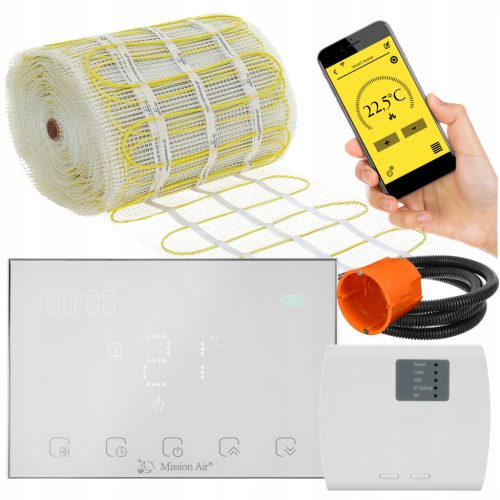  Mission Air Heizmatte für Fliesen MA-160W/m² 18m² WiFi