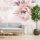 NATURE Blumen Tapete 400x280 cm rosa Pfingstrosen