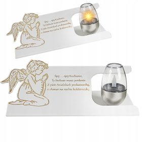  Kerzenständer, Acrylglas, Herz, 12 x 20 x 13 cm