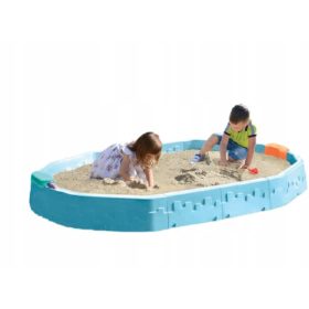MEGA Großer Sandkasten MAXI – super – 224,5cmx150cm