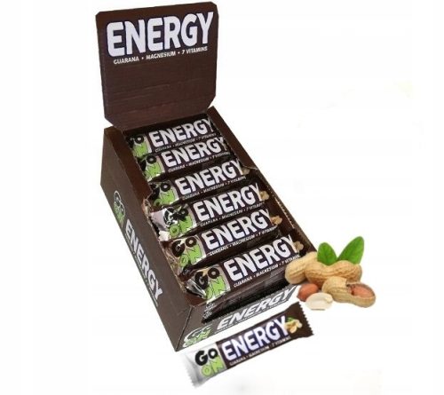 GO ON Energy Riegel Nuss-Karamell, überzogen mit Milchschokolade, 20x45g