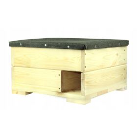  Holzhaus für einen Igel. Unterschlupf und Bett BL-12