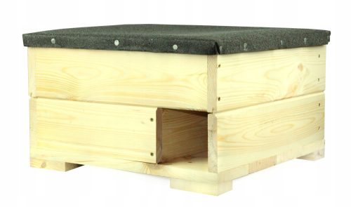  Holzhaus für einen Igel. Unterschlupf und Bett BL-12