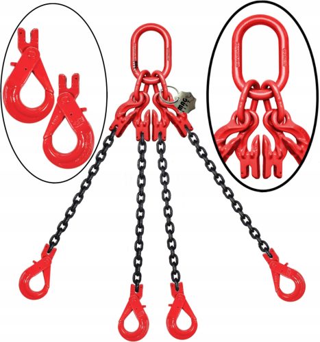 KETTE EINZEL 4C 2,36T 1M LINK SICHERE HAKEN
