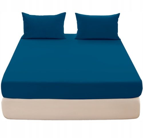 Frotteelaken mit Gummiband  Figaro-Jersey-Spannbettlaken 160 x 200 cm