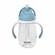  Beaba auslaufsicherer Becher mit Strohhalm 300 ml blau