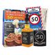  Geschenk zum 50. Geburtstag für einen Mann, Mann, Schwiegervater, Geschenkset!