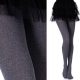  Blickdichte Veloursstrumpfhose 80 den MELANGE GRAPHIT