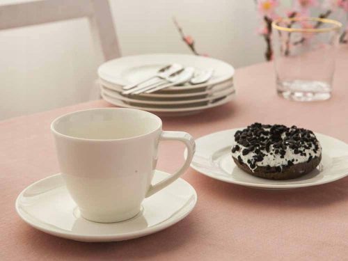 Abendessenservice MariaPaula Ecru Nova Tee- und Kaffeeservice, 18-tlg.