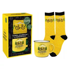  Tasse + Socken Fahrrad Vatertagsgeschenk