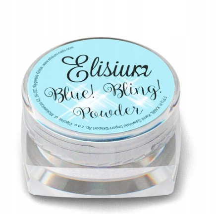  ELISIUM NAGELPULVER BLAUES BLING-PULVER