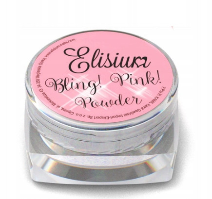  ELISIUM NAGELPULVER ROSA BLING-PULVER