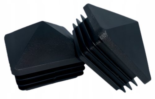 Stopfen und Kappen für Tore und Zäune Umschlagkappe 80x80 20ST SCHWARZ