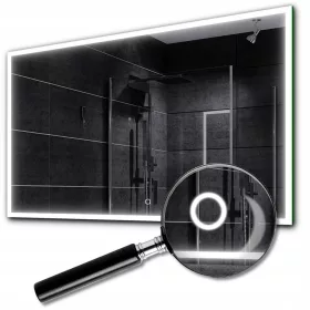  LED-Spiegel mit Touch-Schalter 110x70 Boston