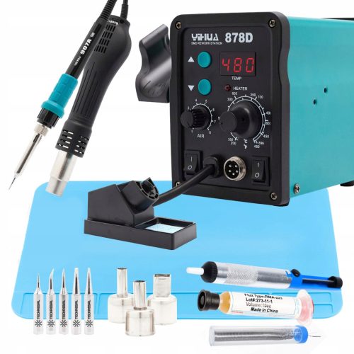  2in1-Lötkolben (Heißluft und Spitze) Techrebal 740 W