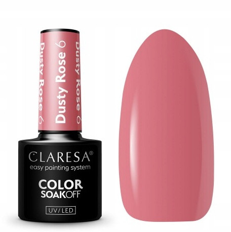  CLARESA Dusty Rose 6 Hybrid-Nagellack