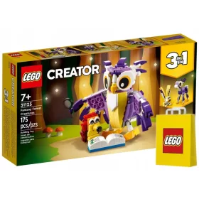    LEGO Creator 3 in 1 31125 Fantastische Waldkreaturen + LEGO Papiertüte