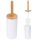 Toilettenbürsten Freistehende Kunststoffbürste Bathroom Solutions Toilettenbürste, weiße Toilettenbürste