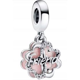  MD CHARMS Blumenanhänger Freund Freund S925