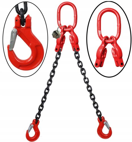 EINZELNE KETTE 2C 1,6T 2,5M KOMBINIERTES LINK