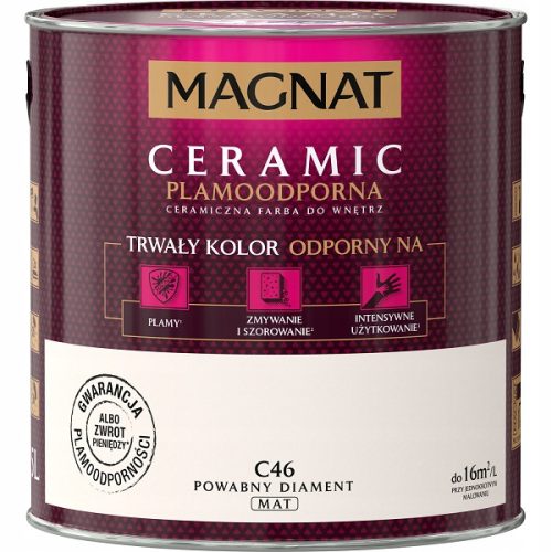 Magnat Keramik-Wandfarbe 5 l C46 Charming Diamond matt