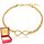 925er Goldarmband mit Infinity-Gravur