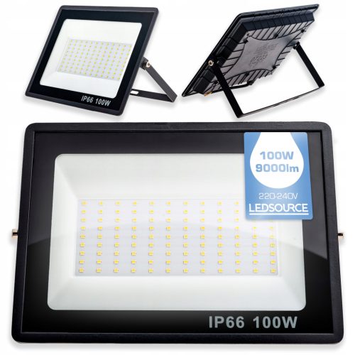  Halogen-Reflektor-LED-FLUTLICHT 100W 9000lm SLIM