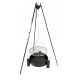  Dreibein Gartengrill INOX Rost 60cm Kamin fi 60