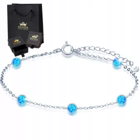    Silberarmband mit Opal als Geschenk für die Frau der Mutter