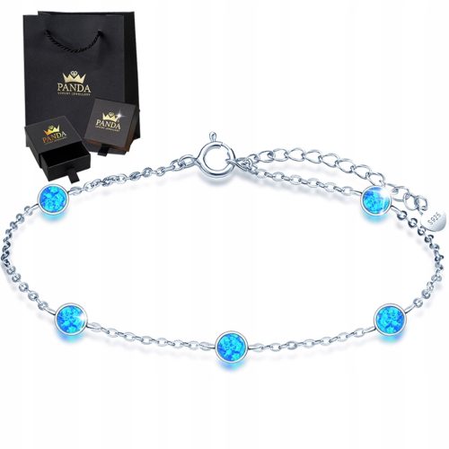  Silberarmband mit Opal als Geschenk für die Frau der Mutter