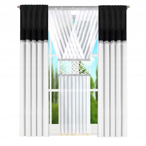  Set Vorhänge Toronto 410x250 PANEL + VORHÄNGE LANG!!