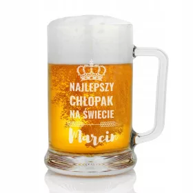  BIERMUFFEL mit GRAVUR, Geschenk zum GEBURTSTAG 18-99